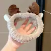Diadema de Peluche Antideslizante Linda para Lavado de Cara 2026 Nuevo Estilo Diadema para Mujeres Aplicación de Mascarilla Goma para el Pelo Pinza para el Pelo Tocado