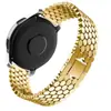 Para Samsung Smart galaxy Watch 20/22mm Pulseira Escama de Peixe Corrente Liga de Zinco Aço Banda