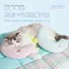 Almofada Pequena Bloblo para Gatos e Cachorros, para Dormir e Tirar uma Soneca, com Renda e Orelhas de Coelho, Tapete de Cama Almofada em Forma de U