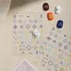 Adesivos para Unhas Estilo Étnico Boêmio Céu com Padrão Totem Em Estoque Três-Dimensionais em Relevo Pintados Impressos
