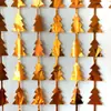 Decoración de Fondo de Barra para Celebración de Fiesta Navideña Árbol de Navidad de Plástico Lentejuelas Cintas Serpentinas Cortina de Lluvia Festivo Tridimensional