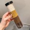 Versión coreana de primavera y verano 20 banda para la cabeza elástica alta enlatada banda de goma sin costuras base duradera no daña el cabello liga cuerda para el cabello accesorios para el cabello