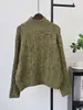 Nuevo Suéter de Punto Floral de Cuello Alto Otoño/Invierno 2026, Suéter de Punto Trenzado Vintage Estilo Coreano Holgado Suave para Mujer