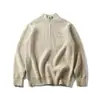Suéter de Punto Yidao Vintage 2026 Otoño Nuevo Estilo Japonés Moderno Sencillo Color Sólido Holgado Casual Versátil Media Cremallera