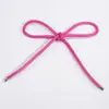 Chaveiro Lanyard de Corda Trançada Pu Feito à Mão Corrente para Pendurar Corda para Celular DIY Acessórios de Pingente para Bolsa Roupas Atacado