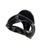 Presilha Garra de Abóbora Ancora Minimalista Estilo Francês, Grampo Elegante para Prender Rabo de Cavalo Alto, Presilha Tubarão de Tamanho Médio para Coques na Parte de Trás da Cabeça