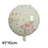 Nuevo producto transfronterizo: globos de mariposa estilo ins, globos de coche de princesa, globos de flores, globos de corona de Navidad, globos de cumpleaños