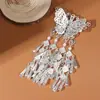 Accesorios para el Cabello de Estilo Étnico para Niños, Adornos para el Cabello, Collares, Cadenas para la Frente Estilo Xizang Étnico Miao, Pinzas para el Cabello para Niñas de Grupos Étnicos Minoritarios en Áreas Miao, Adecuado para Fotos