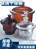 Aparelho de Secagem Laboratório-Tamanho Aspirador Placa Cerâmica Marrom Transparente Pote à Prova de Umidade Instrumento Químico Industrial Recipiente de Vidro para Secagem