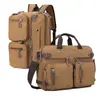 Bolsa de Tela tipo Tote para Documentos de Negocios Transfronterizos, Tote Multifuncional y Bolso Cruzado, Bolsa de Lona Grande de Alta Capacidad para Viajes Casuales