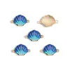 Acessórios para Joias de Liga DIY Estampados Animal Marinho Tubarão Tartaruga Concha Pingente Pulseira Colar Pingente W488