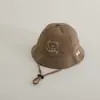 Gorro de Bebé Primavera y Otoño Ins Estilo Coreano Versátil Casual Panda de Bebé Sombrero Cubo Dibujo Animado Bebé Sombrero de Pescador