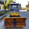 Quitanieves de Cuatro Ruedas para Montar, Equipo Multifuncional para Eliminación de Nieve, Vehículo Municipal de Saneamiento para Retirar Nieve de Carreteras