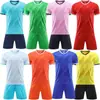 Conjuntos de Uniformes de Futebol de Fábrica para Crianças e Adultos, Roupas de Competição e Treinamento, Camisas Esportivas de Secagem Rápida, Compra em Lote no Atacado com Números Impressos