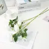 Flores Artificiales Estilo Europeo Simulación 3 Cabezas Ranúnculo Decoración Hogar Boda Flores de Seda Rosa Occidental Adorno Flor Peonía Simulación