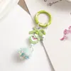 Nuevos Accesorios Cadena para Teléfono Móvil Bola de Pelo Cadena de Bolas Hecha a Mano DIY Caja Ciega Cadena Colgante Linda Llavero