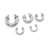 Anillo de Nariz de Acero Inoxidable Anillo de Herradura en Forma de C Pendientes de Cono Puntiagudo Anillo para Pezón Anillo Vaginal Piercing Corporal Anillo para Labio Fabricante de Joyería Stock Disponible