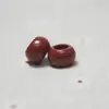 Cuerda de plástico con cuentas decorativas de agujero grande cuentas redondas de plástico agujero recto cuentas tipo macarrón color caramelo usar cuerda gruesa cuentas sueltas accesorios