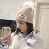 Gorro de Lana Callejero Frito Dulce Lindo Gorro Melón Popular en Internet para Hombres y Mujeres Otoño e Invierno Gorro Tejido Coreano Simple Gorro Tejido