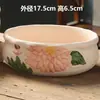 Vaso de flor suculenta cerâmica vaso de árvore velha diâmetro grande liquidação combinação especial cerâmica grossa retangular com prato criativo