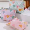 Porta-moedas de Couro Fresco e Fofo, Bolsa para Joias, Bolsa de Armazenamento Portátil com Tema de Amor para Cosméticos, Porta-cartões Mini com Padrão de Amor
