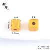 Accesorios DIY Chapados en Oro con el Personaje '' (Buena Fortuna), Cuentas Espaciadoras Perforadas de Moda y Lujo, Amuletos de Buena Suerte y Fortuna, Accesorios para Pulseras Perforados al por Mayor