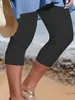 Leggings Esportivos Populares Europeus e Americanos Transfronteiriços, Tamanhos Grandes 1Xl-5Xl, Calças Capri para Corrida Respiráveis e Confortáveis com Cintura Regular