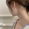 Aretes colgantes vintage de moda de primavera y verano azul agua con aceite goteado 2025 nueva explosión alto sentido arete nicho temperamento aretes