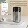 Vaso para Cepillo de Dientes Portátil con Logo Personalizado, Set de Artículos de Tocador de Viaje, Vaso para Guardar Pasta de Dientes y Cepillo de Dientes, Vaso de Tocador Tres en Uno