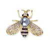 Broche de aleación de estilo coreano, tridimensional, perla, full diamond, insecto, abeja, estilo femenino, pin, accesorios de corsage