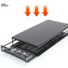 Prateleira de Armazenamento para Bancada de Café Selecionada Cuidadosamente, Aparador de Mesa à Prova de Poeira, Armário de Armazenamento para Copos de Água, Prateleira para Barra de Água de Cápsulas de Pílulas