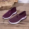 Zapatos de Mamá 2026 Verano Slip-On Zapatos Casuales para Mujer con Suelas Suaves, Zapatos Cómodos para Caminar para Personas de Mediana Edad y Mayores, Zapato Transfronterizo