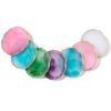 Arte de Unhas comércio exterior paleta mármore pintada Ágata de Cristal borda redonda dourada decoração de rachadura