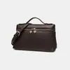 Lp19 Nicho Exquisito Uma Alça Transversal Bolsa Pequena Estilo Outono Feminina Versátil Outono e Inverno Ins Nicho Bolsa Lancheira