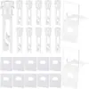 Comercio transfronterizo 12 polea de cortina vertical inserto 12 juego de parches accesorios de polea para cortina de persiana vertical