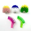 Cepillo para Inodoro de Acero Inoxidable de 10 Piezas con Mango Largo Cepillo de Baño Doméstico con Mango de Madera Cepillo para Inodoro Baño Inodoro Cepillo de Limpieza