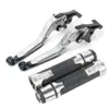 Aplicável para Yamaha FZ6R/N FZ6S FZ8 Alavancas de Freio e Embreagem Dobráveis Modificadas Manoplas de Guidão