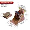Bisagra Plegable Autoblocante de 90 Grados Muebles Plegables Mesa de Comedor Engrosada Silla Pata de Cama Mesa de Centro Soporte Herrajes Conector Bisagra