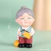 Adornos decorativos para pastel de cumpleaños de un anciano, tetera, gatos, abuelo, celebración del cumpleaños de la abuela, complemento