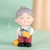 Decoración de Pastel de Cumpleaños Estilo Chino Tetera Abuelo Abuela Adornos Bendición Tan Amplia Como el Mar del Este Longevidad Tan Duradera Como la Montaña del Sur Topper para Hornear Cumpleaños