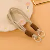 Lanyard Colorido Creativo de Doble Hilo con Doble Hebilla para Teléfono Móvil, Lanyard para Teléfono con Patrón Nudo Bloqueo de Color, Llavero, Accesorio para Bolso
