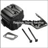 Hus340 345 346Xp 350 351 353 Silencioso Tubo de Escape Silenciador Motosserra Acessórios para Motosserra