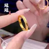 Anillo de Corazón Brillante con Hielo Triturado Chapado en Oro de Latón, Mismo Estilo que las Joyerías de Oro, Anillo de Dedo Índice con Escamas de Dragón CNC, Joyería de Anillo Cuadrado