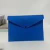 Bolsa de Regalo con Broche de Presión Creativo de Fieltro Transfronteriza Bolsa para Documentos Archivo A4A5 Bolsa de Documentos de Fieltro Bolsa de Fieltro para Oficina de Conferencias
