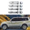 Adecuado para 19-23 Pajero Sport Manija de Puerta Triton L200 Manija de Puerta Decoración Galvanizada