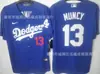 Jersey de béisbol transfronterizo europeo y americano Dodgers Los Angeles Dodgers Jersey de béisbol uniforme de béisbol cárdigan