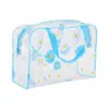 Nova margarida PVC saco de cosméticos saco de lavagem saco de armazenamento de viagem portátil de grande capacidade à prova d'água saco de lavagem