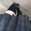 Conjunto de Três Peças de Camisa de Cintura Alta para o Colégio Fog Pool Jk Uniforme Saia Xadrez Feminina Sexy Pura Desejo Aparência Emagrecedora Material Escolar Verão