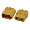 Conector Macho e Fêmea XT60 Tipo T Cabeça Banana Fio de Conexão de Bateria de Lítio Soquete Modelo XT60H-F/M Conector para Aeromodelos