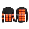 Traje Térmico de Calefacción Modelo Nuevo 52 Zonas Transfronterizo Ropa Interior Térmica Engrosada Traje de Calefacción a Temperatura Constante Ropa